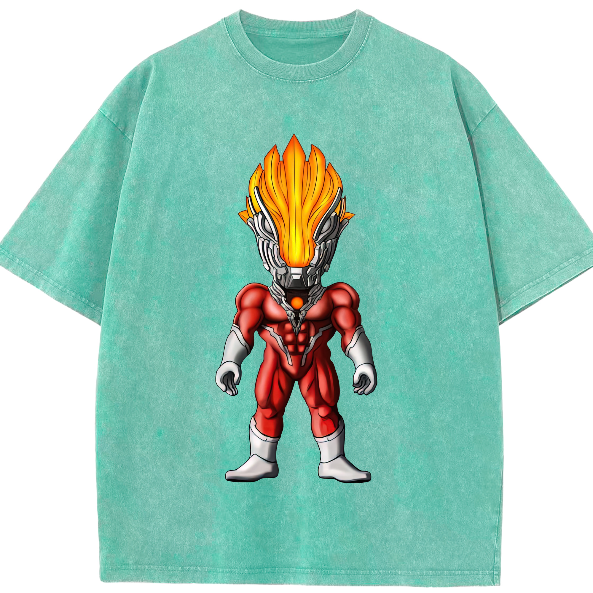 （画像用） ウルトラマン Ultraman 綿100% ヴィンテージ風 半袖Tシャツ（フロントプリント）